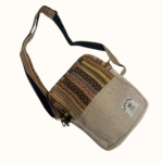 Bolsa Tiracolo Beje com Efeitos