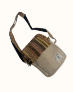 Bolsa Tiracolo Beje com Efeitos